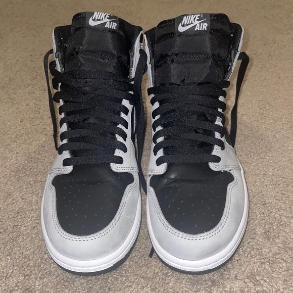 Nike Air Jordan 1 Retro Shadow 2.0 OG 555088–035 Black Gray ￼Size 11 - Picture 4 of 9